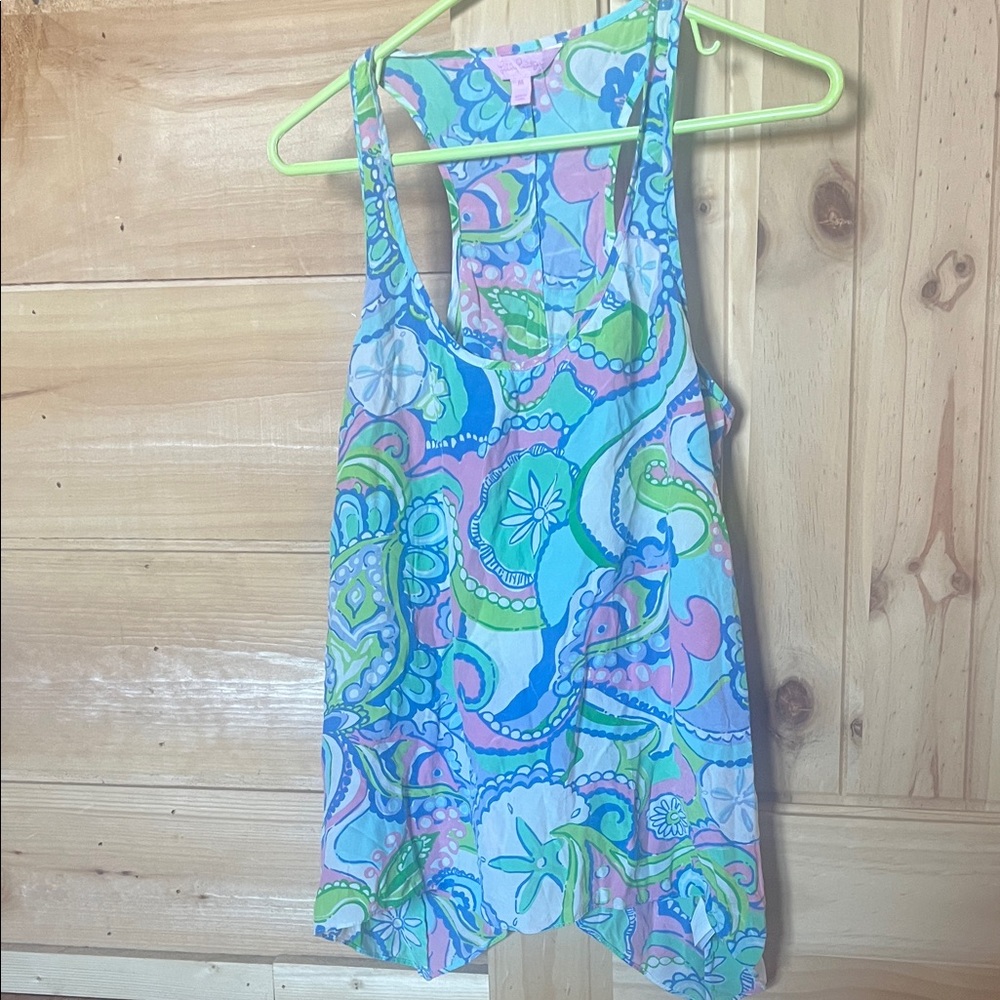 Lilly Pulitzer Multicolor Paisley Tank Top